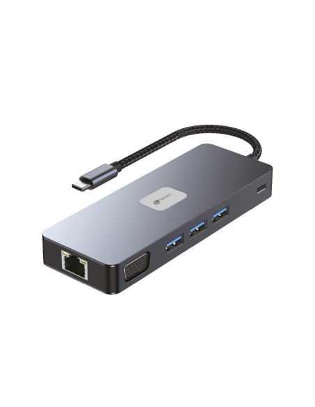 Leotec LEDS03 base para portátil y replicador de puertos Acoplamiento