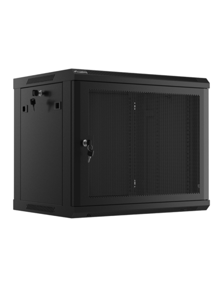 Lanberg WF01-6409-23B armario rack 9U Bastidor de pared Negro
