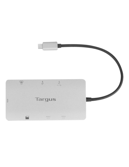 Targus DOCK423EU base para portátil y replicador de puertos Alámbrico USB 3.2 Gen 1 (3.1 Gen 1) Type-C Plata