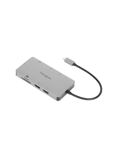 Targus DOCK423EU base para portátil y replicador de puertos Alámbrico USB 3.2 Gen 1 (3.1 Gen 1) Type-C Plata