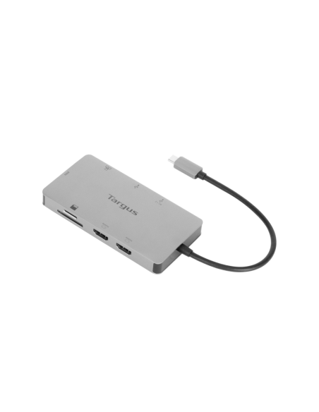 Targus DOCK423EU base para portátil y replicador de puertos Alámbrico USB 3.2 Gen 1 (3.1 Gen 1) Type-C Plata