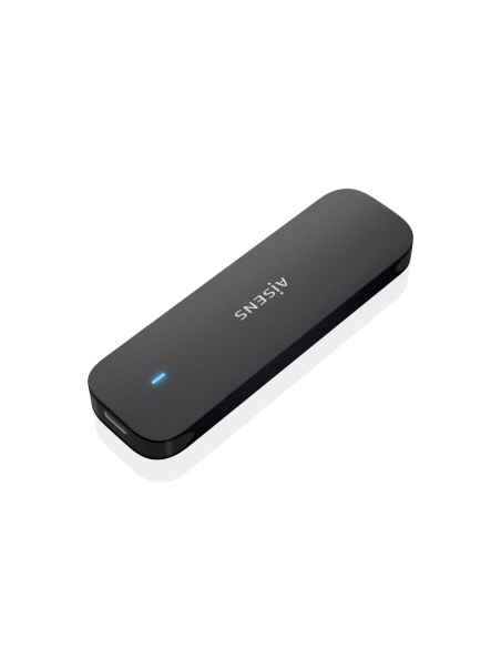 AISENS ASM2-024B caja para disco duro externo Caja externa para unidad de estado sólido (SSD) Negro