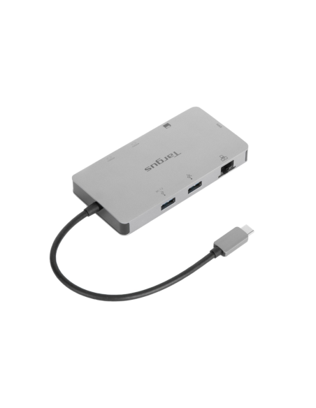 Targus DOCK423EU base para portátil y replicador de puertos Alámbrico USB 3.2 Gen 1 (3.1 Gen 1) Type-C Plata