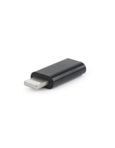 Gembird A-USB-CF8PM-01 cambiador de género para cable USB type-C 8 pines Negro