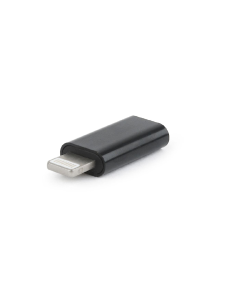 Gembird A-USB-CF8PM-01 cambiador de género para cable USB type-C 8 pines Negro