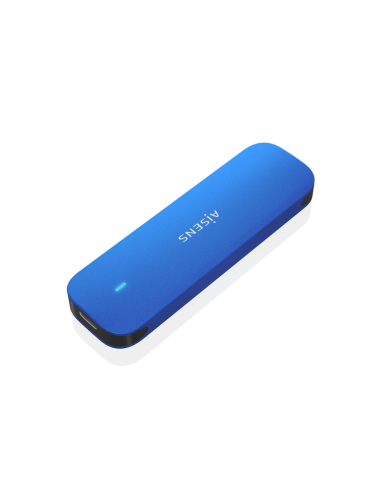 AISENS ASM2-026BLU caja para disco duro externo Caja externa para unidad de estado sólido (SSD) Azul M.2
