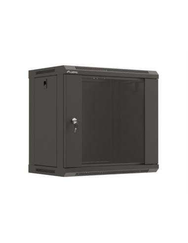 Lanberg WF03-5309-10B armario rack 9U Bastidor de pared Negro