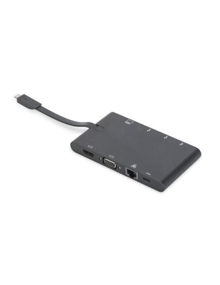 Digitus Estación de conexión universal de viaje, USB Type C™
