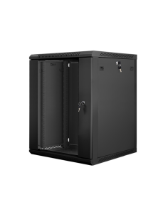 Lanberg WF01-6615-10B armario rack 15U Bastidor de pared Negro