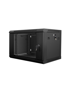 Lanberg WF01-6406-10B armario rack 6U Bastidor de pared Negro