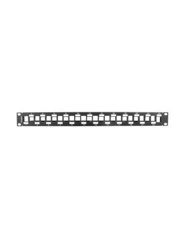 Lanberg PPKS-1224-B panel de parcheo 1U