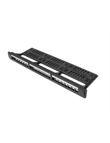 Lanberg PPKS-1124-B panel de parcheo 1U