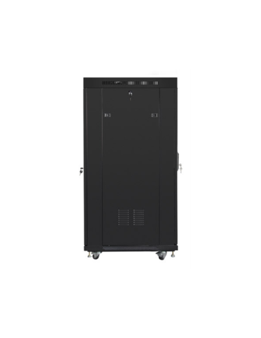 Lanberg FF01-6827-23BL armario rack 27U Rack o bastidor independiente Negro