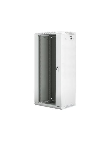 Lanberg WF01-6427-10S armario rack 27U Bastidor de pared Blanco