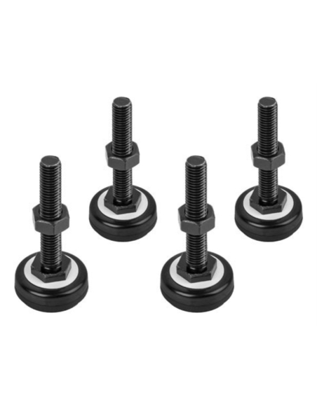 Lanberg AK-1602-B accesorio de bastidor Pie de nivelación para rack