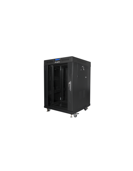 Lanberg FF01-6615-12BL armario rack 15U Rack o bastidor independiente Negro