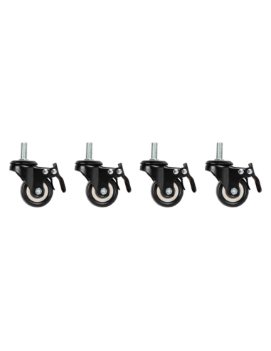 Lanberg AK-1601-B accesorio de bastidor Ruedas giratorias