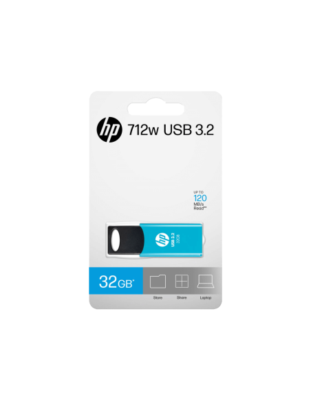 HP 712w unidad flash USB 32 GB USB tipo A 3.2 Gen 1 (3.1 Gen 1) Azul