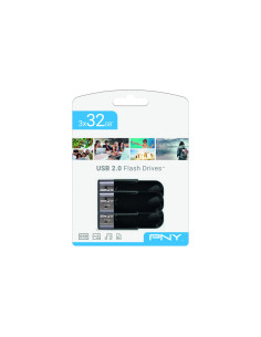 PNY Attaché 4 USB 2.0 unidad flash USB 32 GB USB tipo A Negro