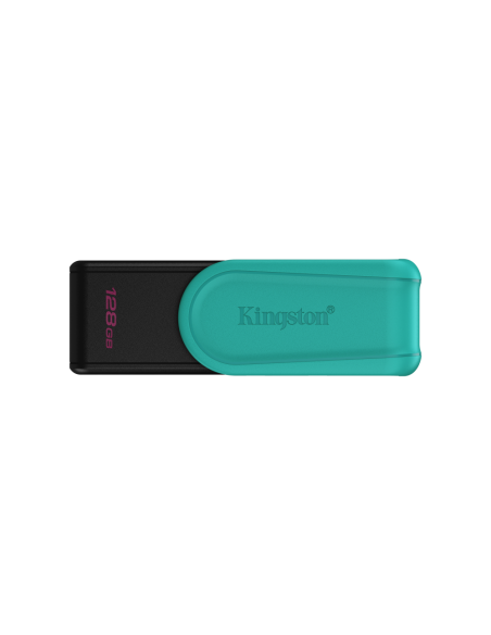 Kingston Technology DataTraveler 128GB Portable USB 3.2 Gen 1 Exodia S (Black/Turquoise)