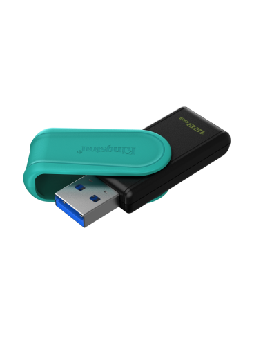Kingston Technology DataTraveler 128GB Portable USB 3.2 Gen 1 Exodia S (Black/Turquoise)