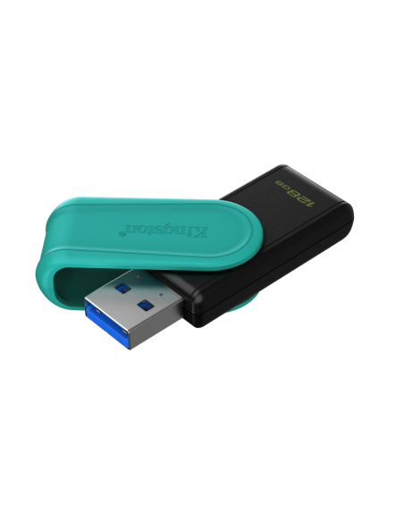 Kingston Technology DataTraveler 128GB Portable USB 3.2 Gen 1 Exodia S (Black/Turquoise)