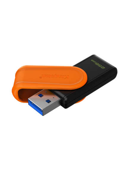 Kingston Technology DataTraveler 256GB Portable USB 3.2 Gen 1 Exodia S (Black/Orange)