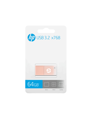 HP HPFD768K-64 unidad flash USB 64 GB USB tipo A 3.2 Gen 1 (3.1 Gen 1) Beige, Rosa