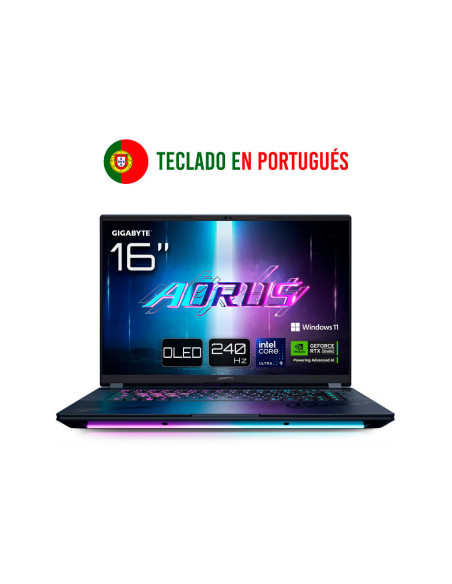 GIGABYTE AORUS MASTER 16 BZHC6PTE64SP ordenador portatil Intel Core Ultra 9 275HX Portátil 40,6 cm (16") WQXGA 32 GB DDR5-SDRAM 