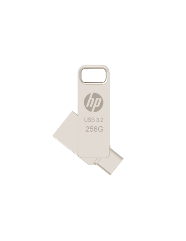 HP HPFD206C-256 unidad flash USB 256 GB USB Type-A / USB Type-C 3.2 Gen 2 (3.1 Gen 2) Plata