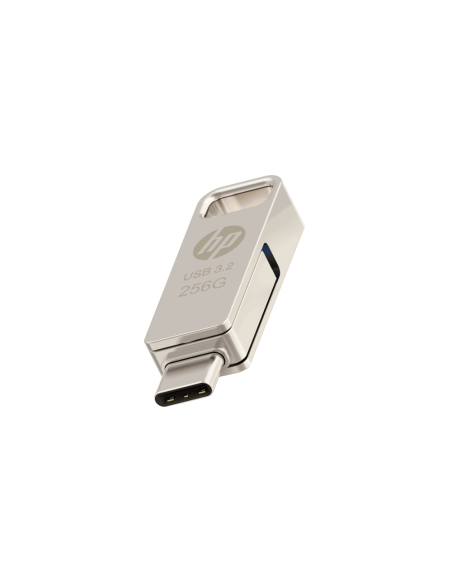 HP HPFD206C-256 unidad flash USB 256 GB USB Type-A / USB Type-C 3.2 Gen 2 (3.1 Gen 2) Plata