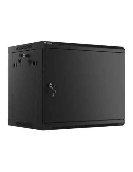 Lanberg WF01-6409-00B armario rack 9U Bastidor de pared Negro