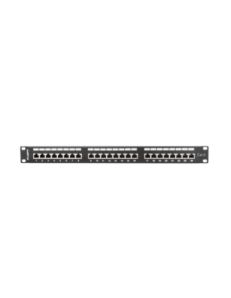 Lanberg PPS6-1024-B panel de parcheo 1U
