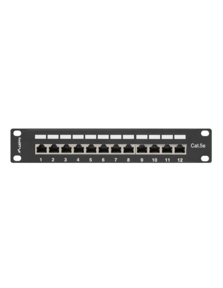 Lanberg PPF5-9012-B panel de parcheo 1U