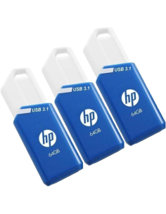 HP x755w Triple Pack unidad flash USB 64 GB USB tipo A 3.2 Gen 1 (3.1 Gen 1) Azul, Blanco 2