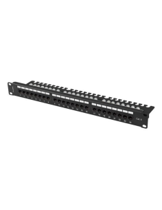 Lanberg PPU6-1124-B panel de parcheo 1U