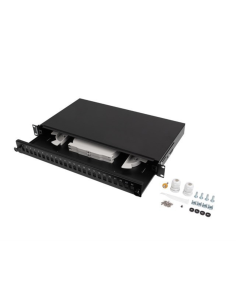 Lanberg FOP1-24SS-LDB panel de parcheo 1U