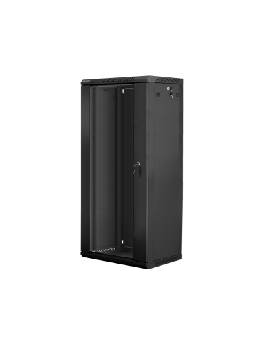 Lanberg WF01-6427-10B armario rack 27U Bastidor de pared Negro