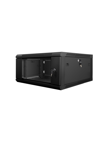 Lanberg WF01-6604-10B armario rack 4U Bastidor de pared Negro