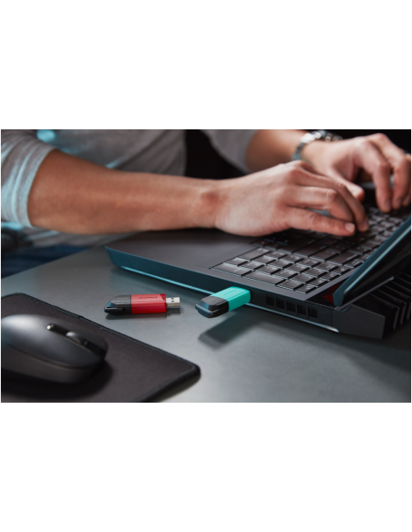 Kingston Technology DataTraveler 128GB USB3.2 Gen1 Exodia M (Negro + Rojo)