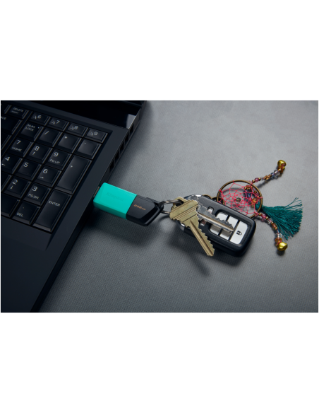 Kingston Technology DataTraveler 256GB USB3.2 Gen1 Exodia M (Negro + Turquesa)