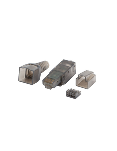 Lanberg PLUA-6000TL conector RJ-45 Transparente