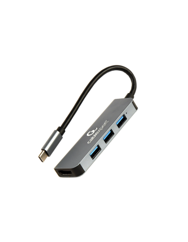 Gembird A-CM-COMBO2-01 base para portátil y replicador de puertos USB 3.2 Gen 1 (3.1 Gen 1) Type-C Gris