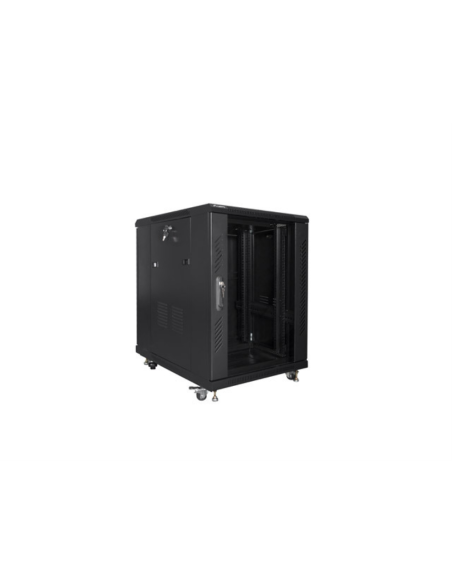 Lanberg FF01-6815-12B armario rack 15U Rack o bastidor independiente Negro