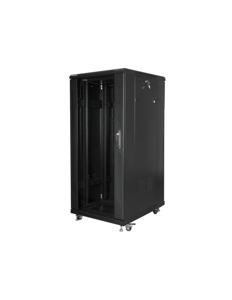 Lanberg FF01-6827-12BL armario rack 27U Rack o bastidor independiente Negro