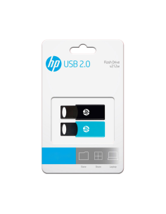 HP v212w unidad flash USB 64 GB USB tipo A 2.0 Negro, Azul