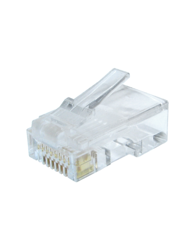 Gembird LC-8P8C-002/100 conector RJ-45 Transparente