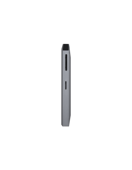 AISENS USB-C Dock 9 en 1, USB-C a 1x HDMI, 1xRJ45, 3x USB, 1x PD, 1x Audio, 1x SD, 1x Micro SD, Gris, 15 cm