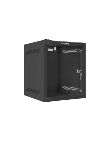 Lanberg WF10-2306-10B armario rack 6U Bastidor de pared Negro