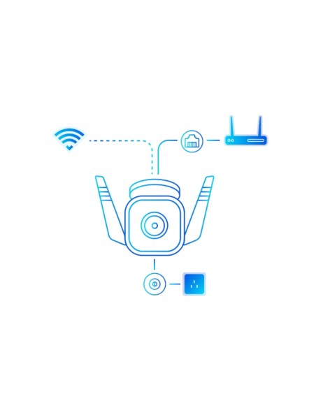 TP-Link Tapo TC65 cámara de vigilancia Bala (forma) Cámara de seguridad IP Exterior 2304 x 1296 Pixeles Techo/pared